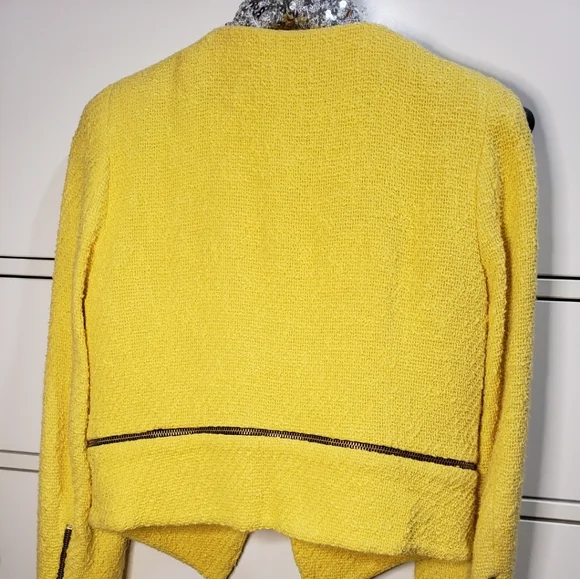Yellow cropped jacket - Picture 9 of 10
